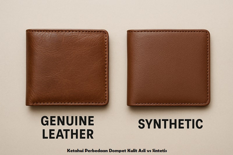 Ketahui Perbedaan Dompet Kulit Asli vs Sintetis