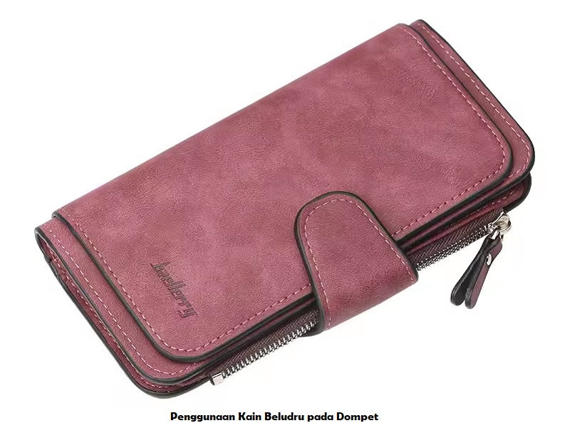 Penggunaan Kain Beludru pada Dompet
